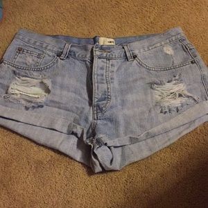 Amuse Society Denim Shorts